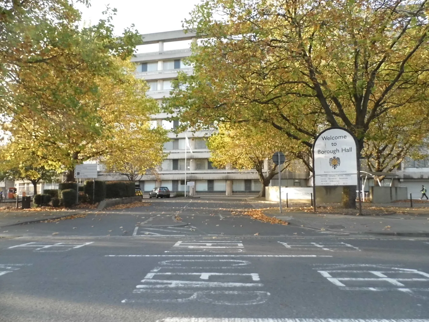 Borough Hall on Cauldwell Street, where Full Council meets on Wednesday 7 October to debate the four petitions.